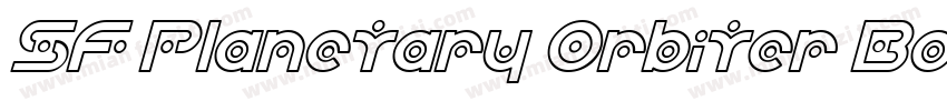 SF Planetary Orbiter Bold Italic字体转换